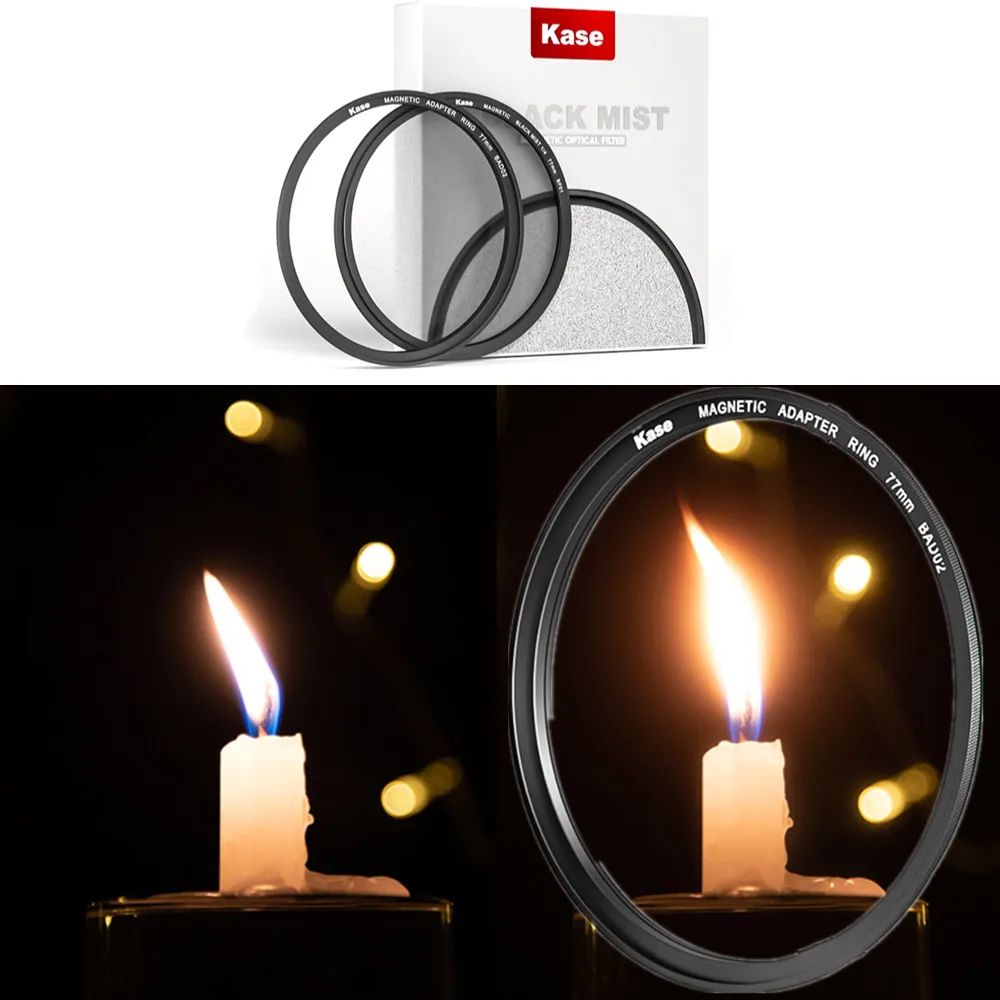 Фильтр для объектива Black Mist 1/4 + защитное магнитное кольцо, диффузор с мягкой фокусировкой для объективов камеры, похожий на BLACK Mist MAGIC