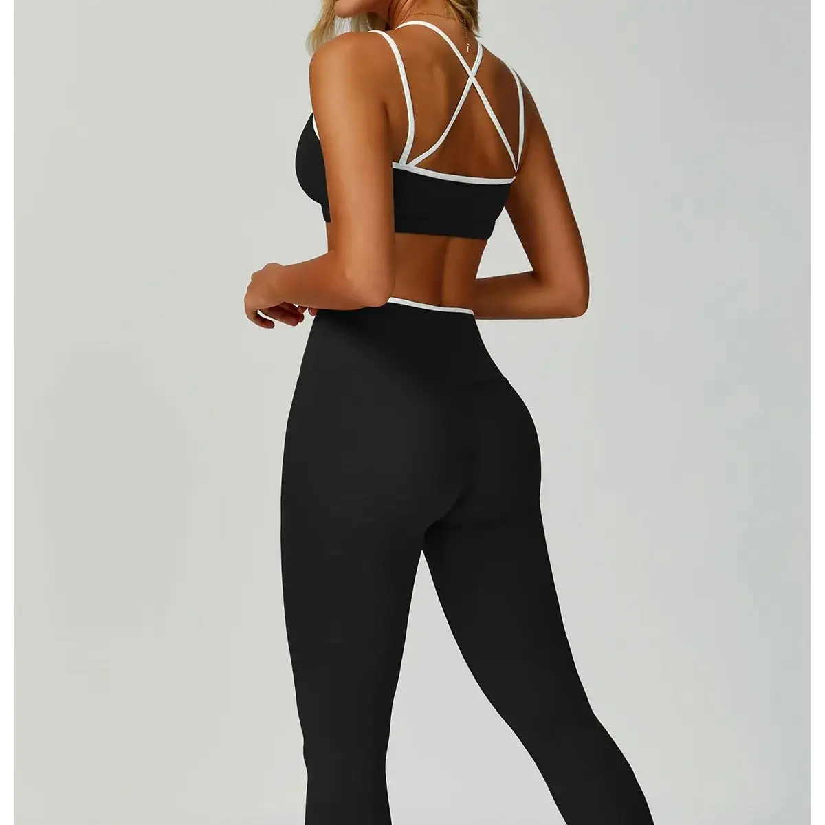 スポーツセット レディース ジャージ 上下セット 2点セット 速乾 ジムセット ヨガウェア ランニング スポーツブラ ストレッチ ワークアウトレギンス ヨガ服 2