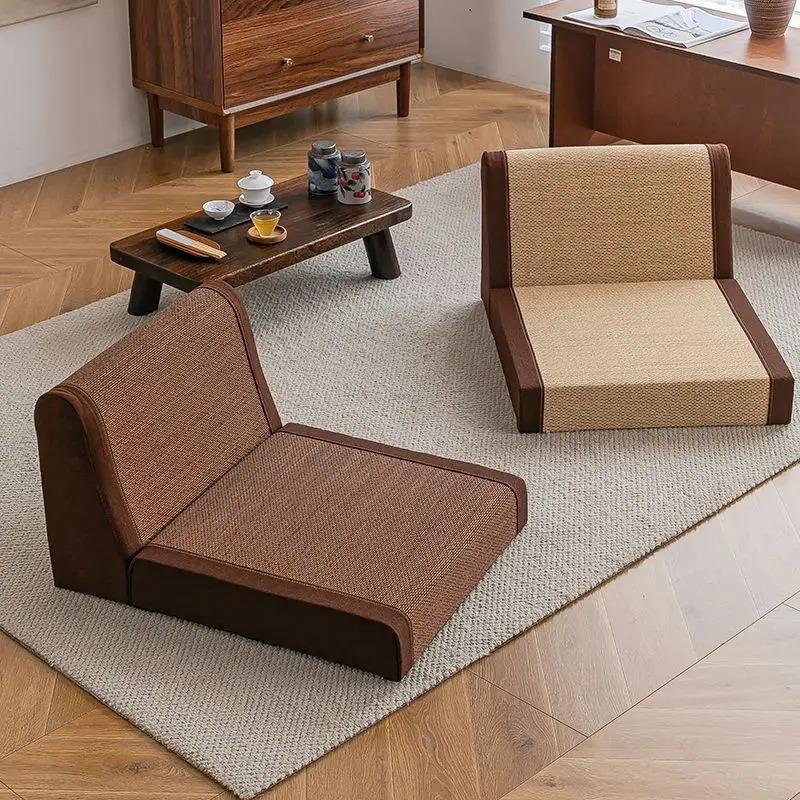 

Natural bamboo Japanese tea chair tatami seat and room chair bay window without legs