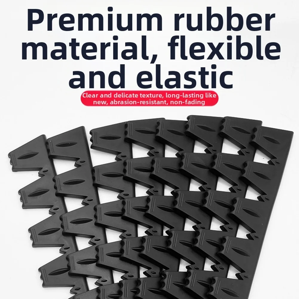 

Защитная накладка на бампер автомобиля с резиновой и зубчатой текстурой для предотвращения царапин и ударов на переднем и заднем бамперах