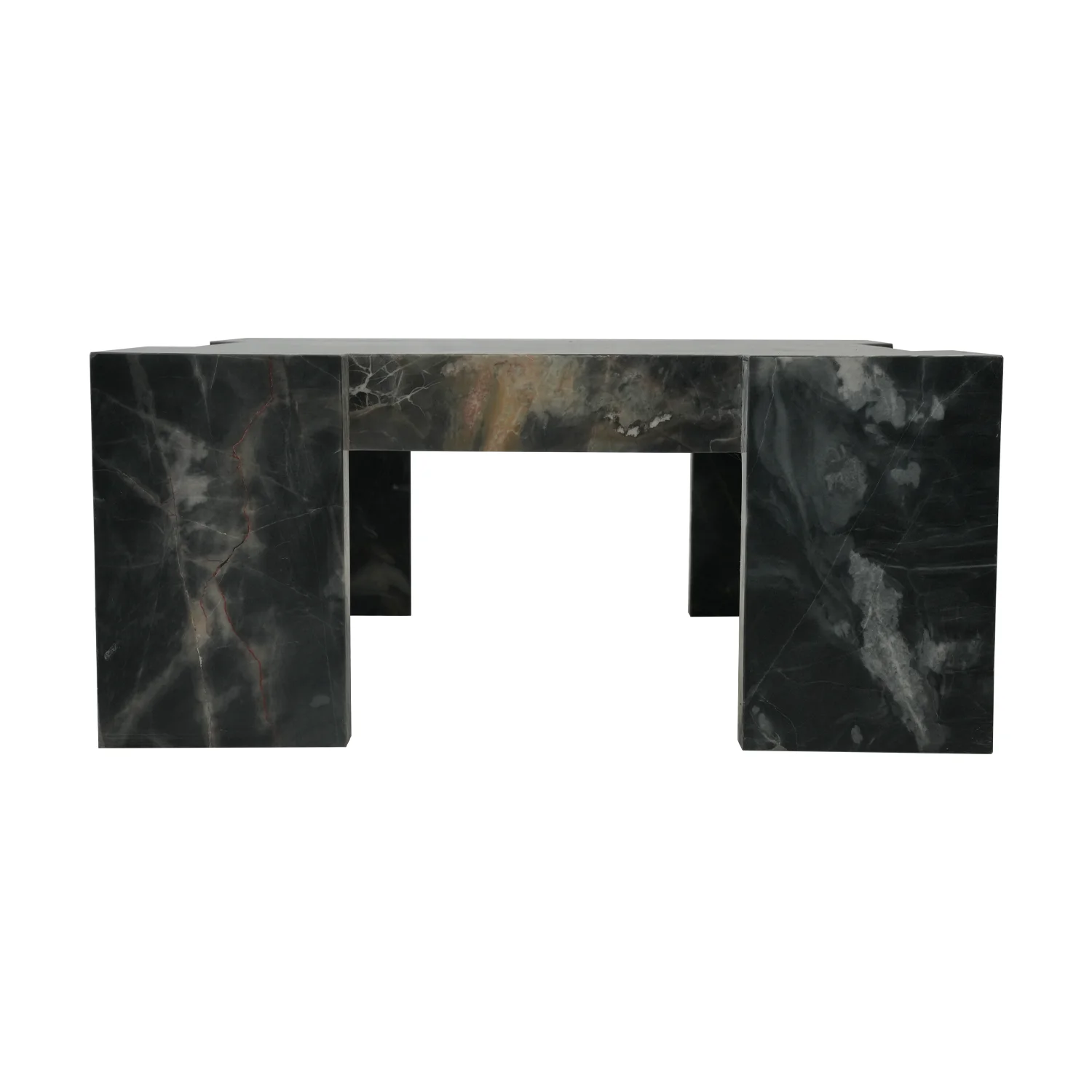 

# Living Room Luxury Natural Marble Black Coffee Table