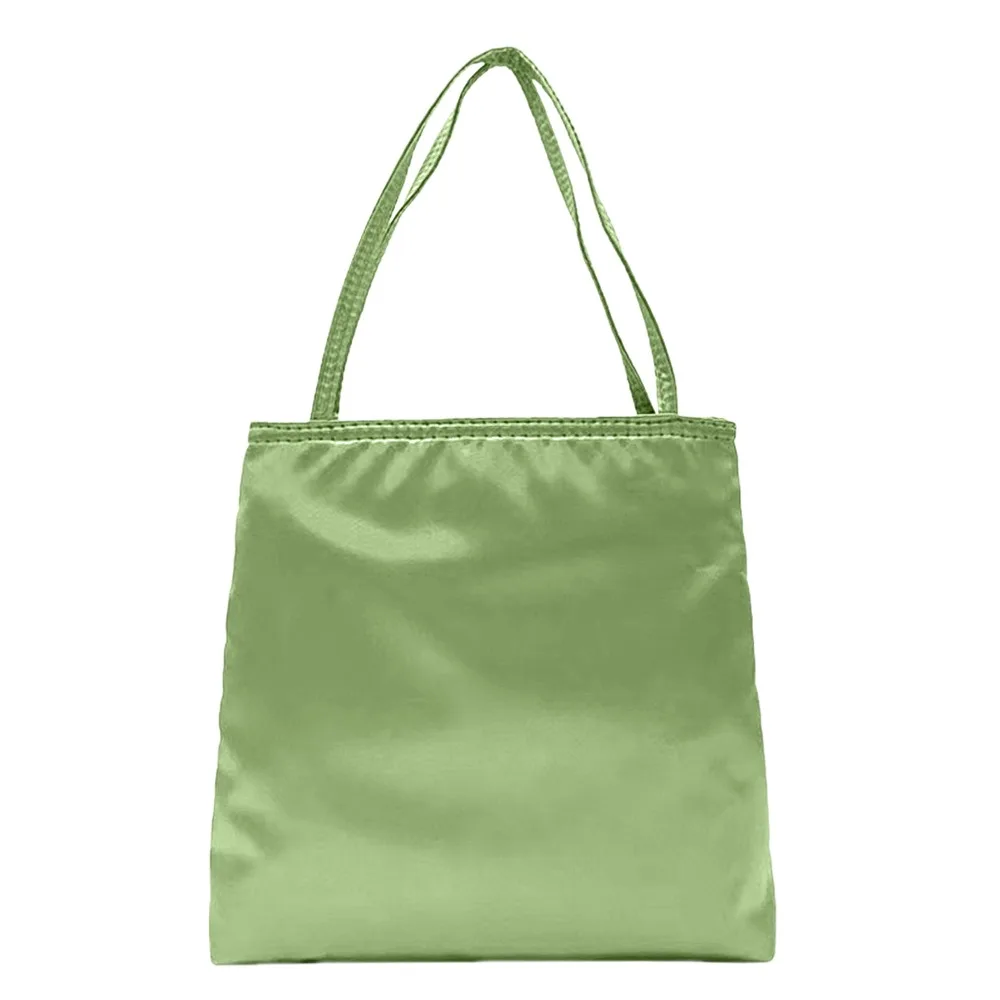 

New Model Satin Underarm Bag Solid color Simple Design Silk Handbag Vintage Handbag Shopping