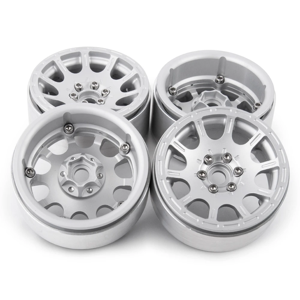 AXSPEED 2.2 Beadlock Wheel Rims Wheel Hub for 1/10 RC Crawler Axial SCX10 90027 90046 Wraith 90018 90048 D90 TRX4 TRX6