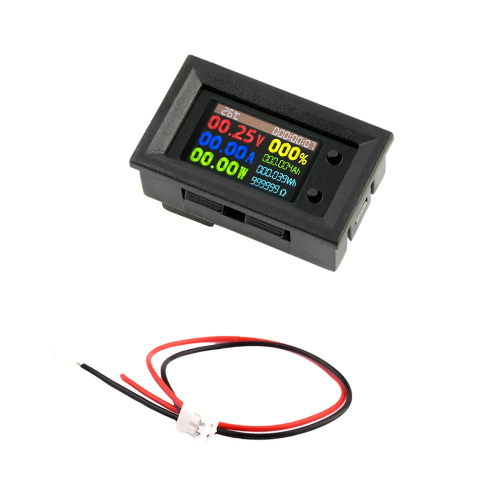 DC6~30V 20A 9 in1 OLED Multifunction Tester Voltage Current Time Temperature Capacity Power voltmeter Ammeter Electrical Meter