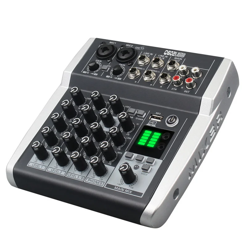 

Q6Mini multi-channel reverb sound processor for recording studio live streamingKThe karaoke speaker comes with a portable batter