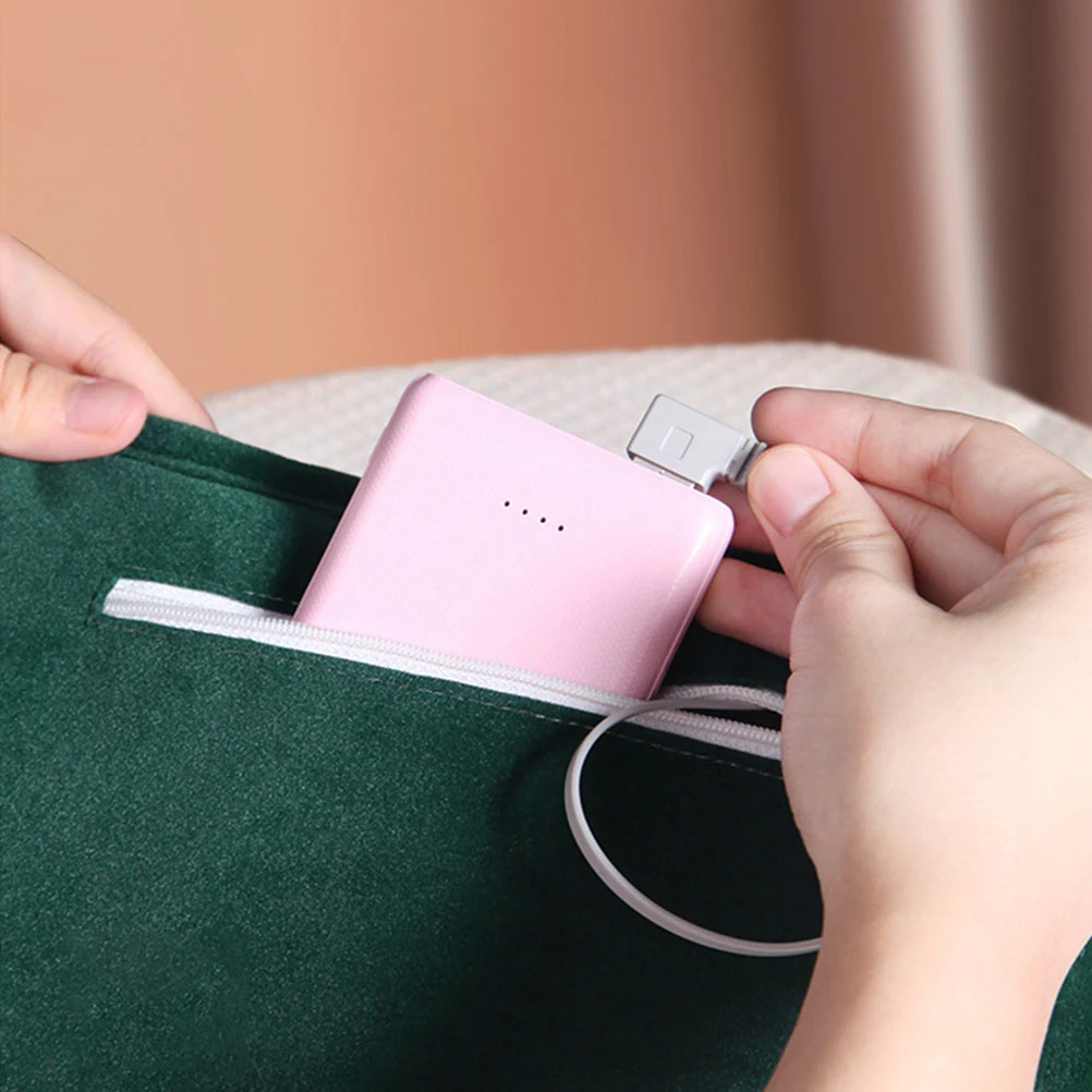 

Electric Stomach Warmer Rechargeable USB Heated Hand Bag Green 3 Temp Settings Portable Hot Supply Winter Warm