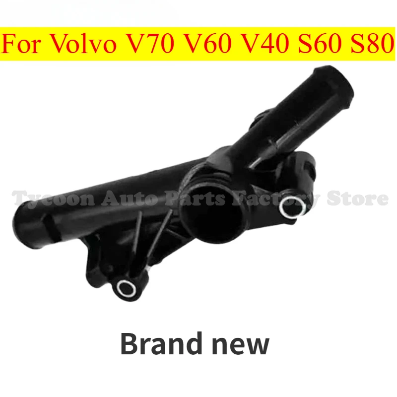 

31422033 Brand New Thermostat Water Hose Coolant Thermostat Black For Volvo V70 V60 V40 S60 S80 High quality