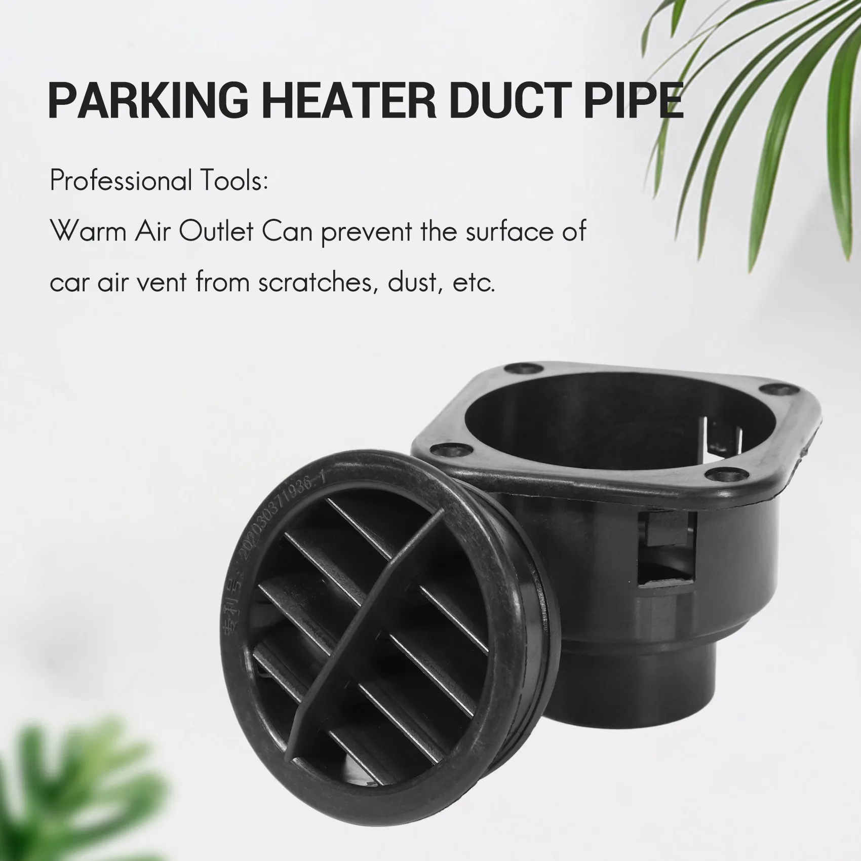 

42Mm Car Air Parking Heater Duct Pipe Connector Warm Air Vent Outlet For Webasto Eberspacher Propex
