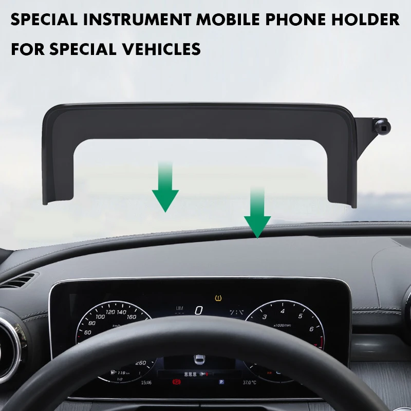 For Mercedes Benz C V GLC Class W205 W206 W447 X253 Dashboard Mount GPS Phone Holder Screen Fixed Clip Clamp Stand In Car