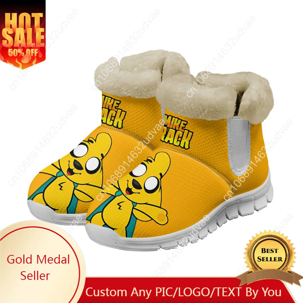 Mikecracks Snow Boots Mens Womens Teenager Shoes Keep Warm Boot High Quality Casual Lightweight Couple Sports Customize Sneakers