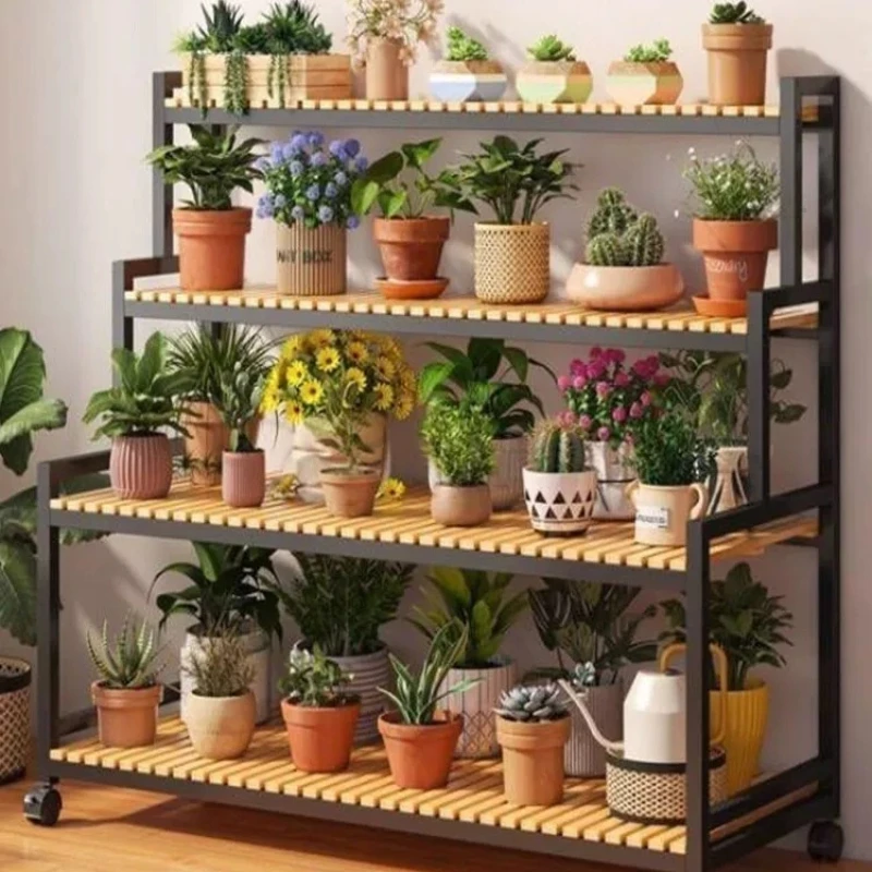 Balcony Plant Shelf Indoor Flower Large Wall Shelf Gardening Storage Giardino Arredamento Esterno Garden Furniture Outdoor