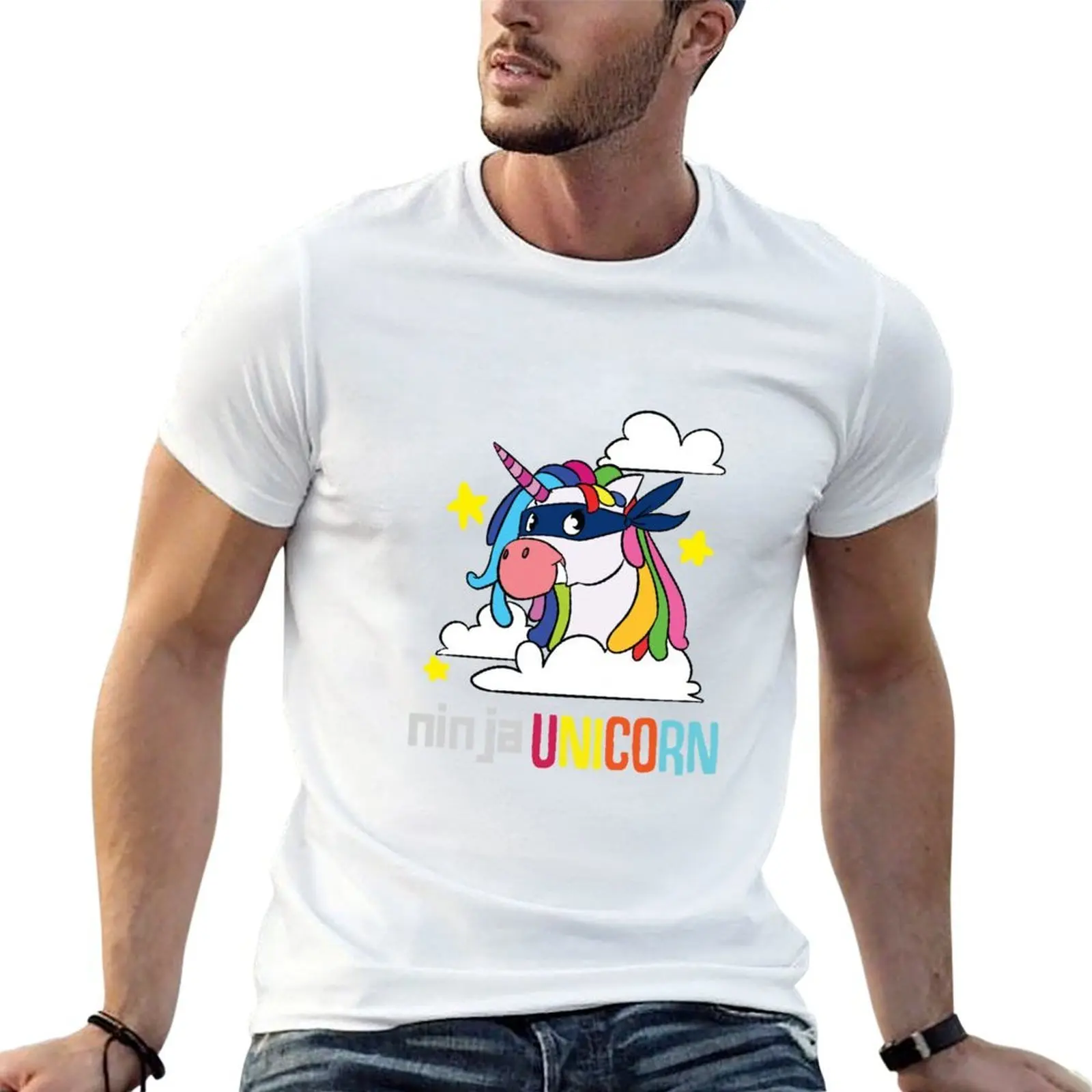 Ninja Unicorn T-Shirt new edition gifts for boyfriend clothing for men