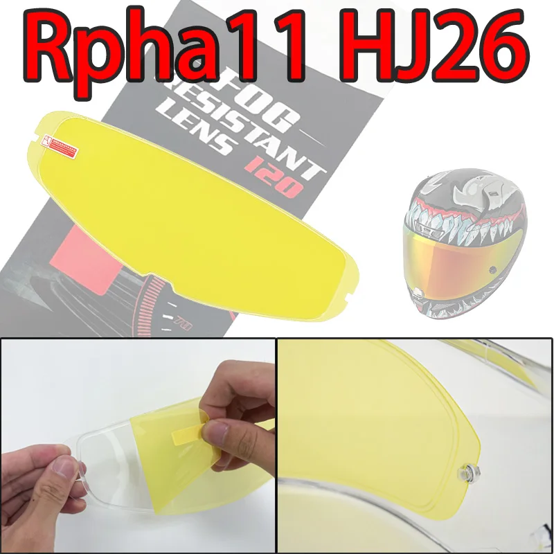 Anti Fog Film For HJC Rpha70 Ppha11 Motorcycle Helmet Visor Lens Shield Glasses Full face Pin Accesorios