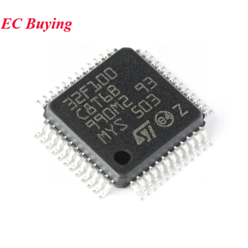 5Pcs/1pc STM32F100C8T6B STM32F100 STM32 F100C8T6B 32F100C8T6 LQFP-48 ARM Microcontroller MCU IC Controller Chip