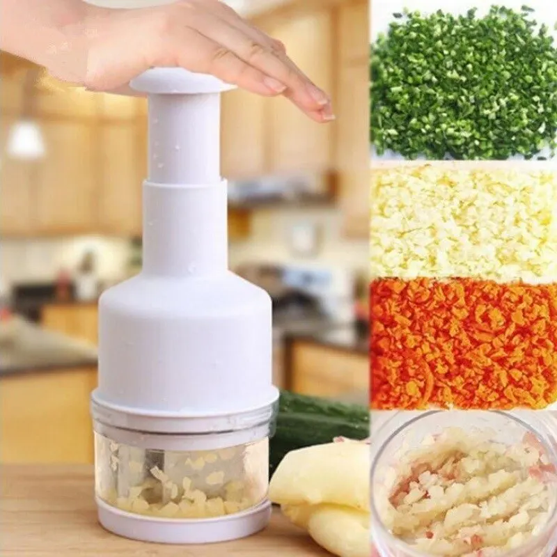 Stainless Steel Onion Chopper Hand Pressure Food Chopper Cutter Slicer Peeler Manual Vegetable Garlic Kitchen Shredder Tool