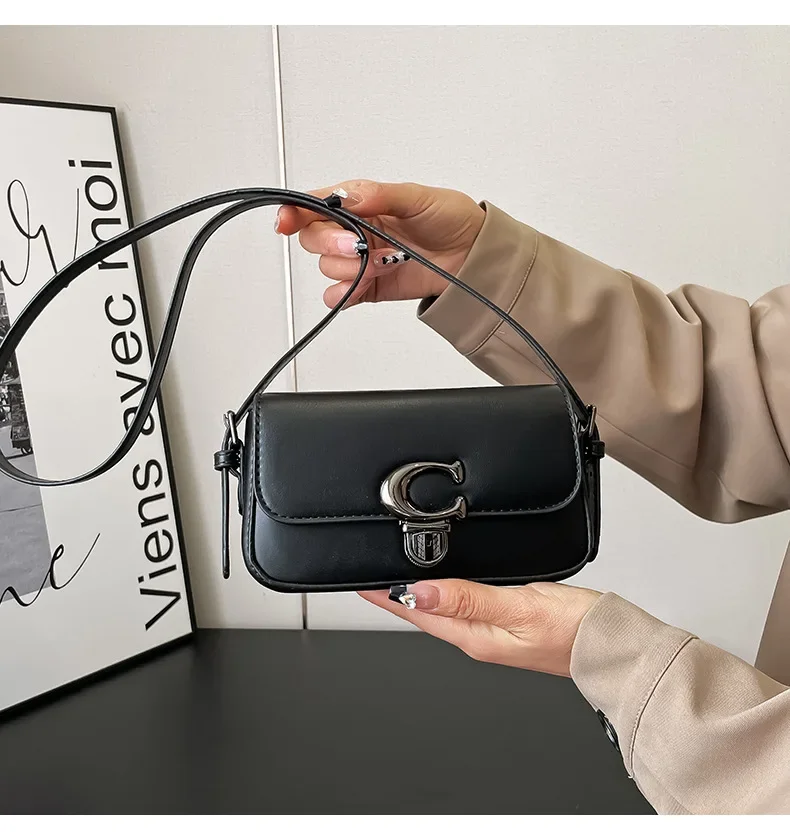 2025 Nieuw! Designer Franse kleine vierkante damestas - Modieus en veelzijdig, schouder- en crossbodystijlen