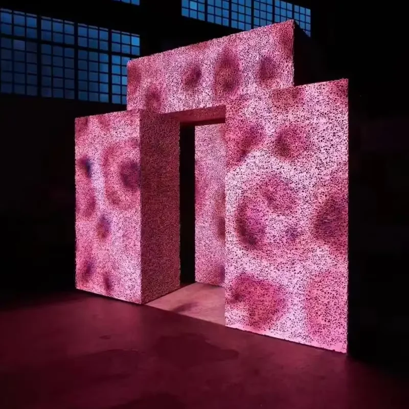Luminous Modern Durable Square Lightweight Foam Aluminum Panel Building Exterior Wall Floor Walkway Night Decoration