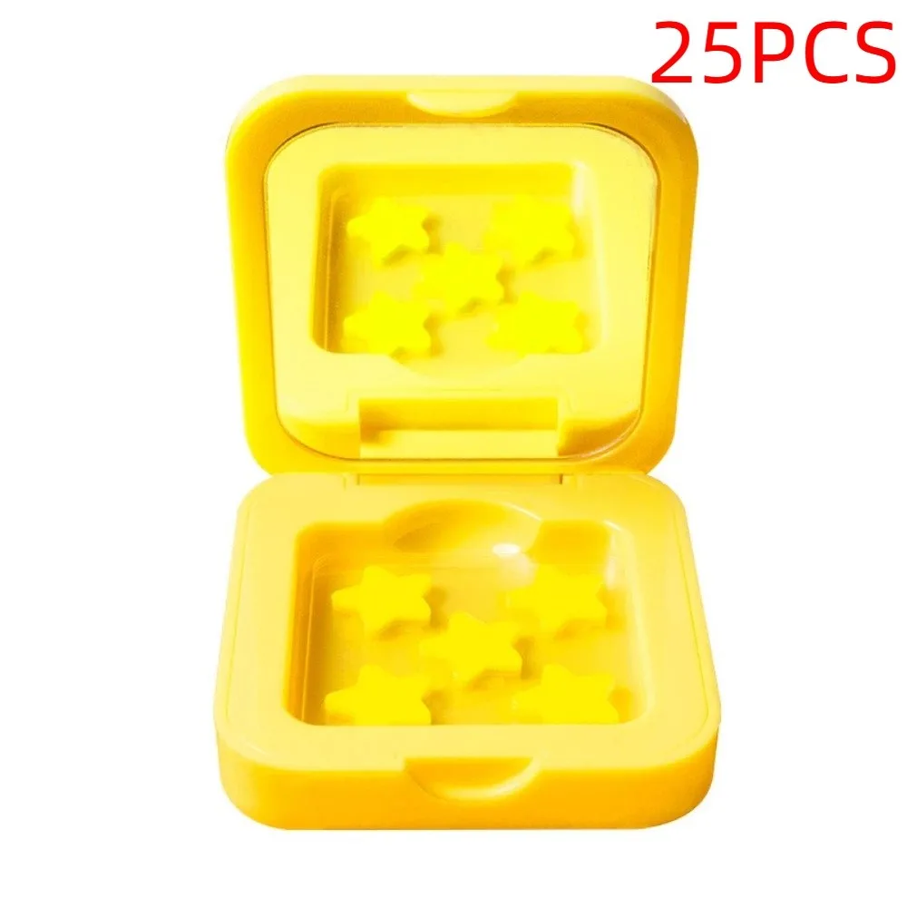 Halloween mit Spiegelbox, Akne-Patches, mehrfarbige sternförmige Pickel-Patches, unsichtbare, sterile Pickel-Abdeckungsaufkleber, Gesichtspunkt