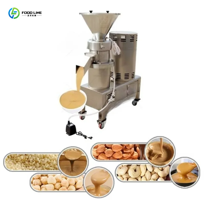 

Customized High Quality Sesame Paste Processing Machine 15kgs Nut Almond Cashew Peanut Butter Making Machine South Africa