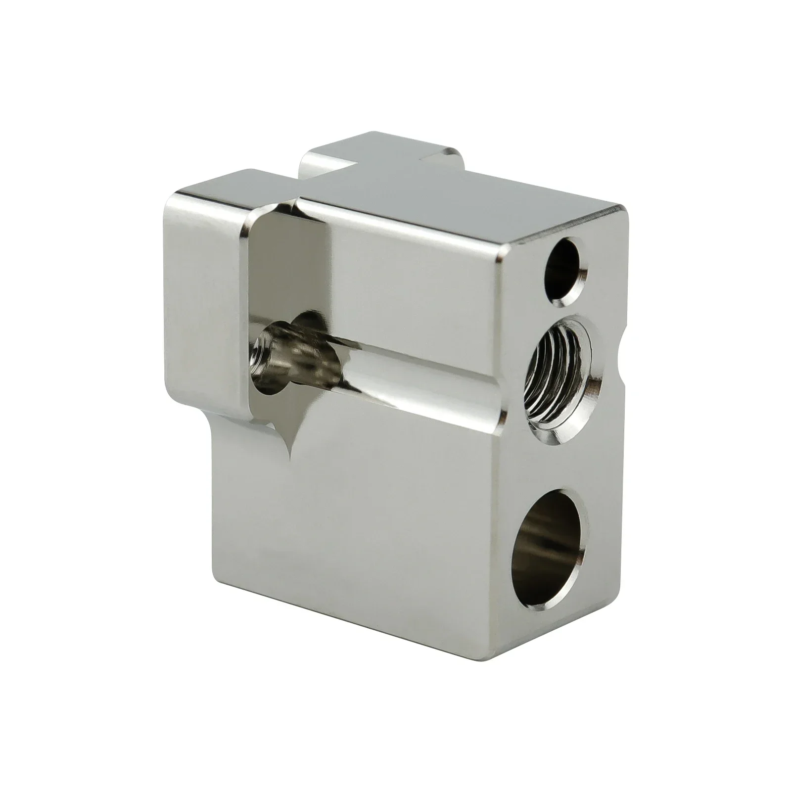 3D Printer Parts Red Lizard K1 Volcano Large Flow High-temperature Copper Plating Heating Block High Temperature Resistanc