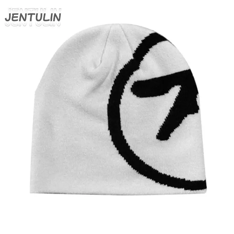 Bonnets Aphex Twin Hat pour hommes et femmes, Streetwear, Kpop, Vintage, Gothique, Chaud, Hip Hop, Unisexe, BF, Mode, Hiver, Y2K