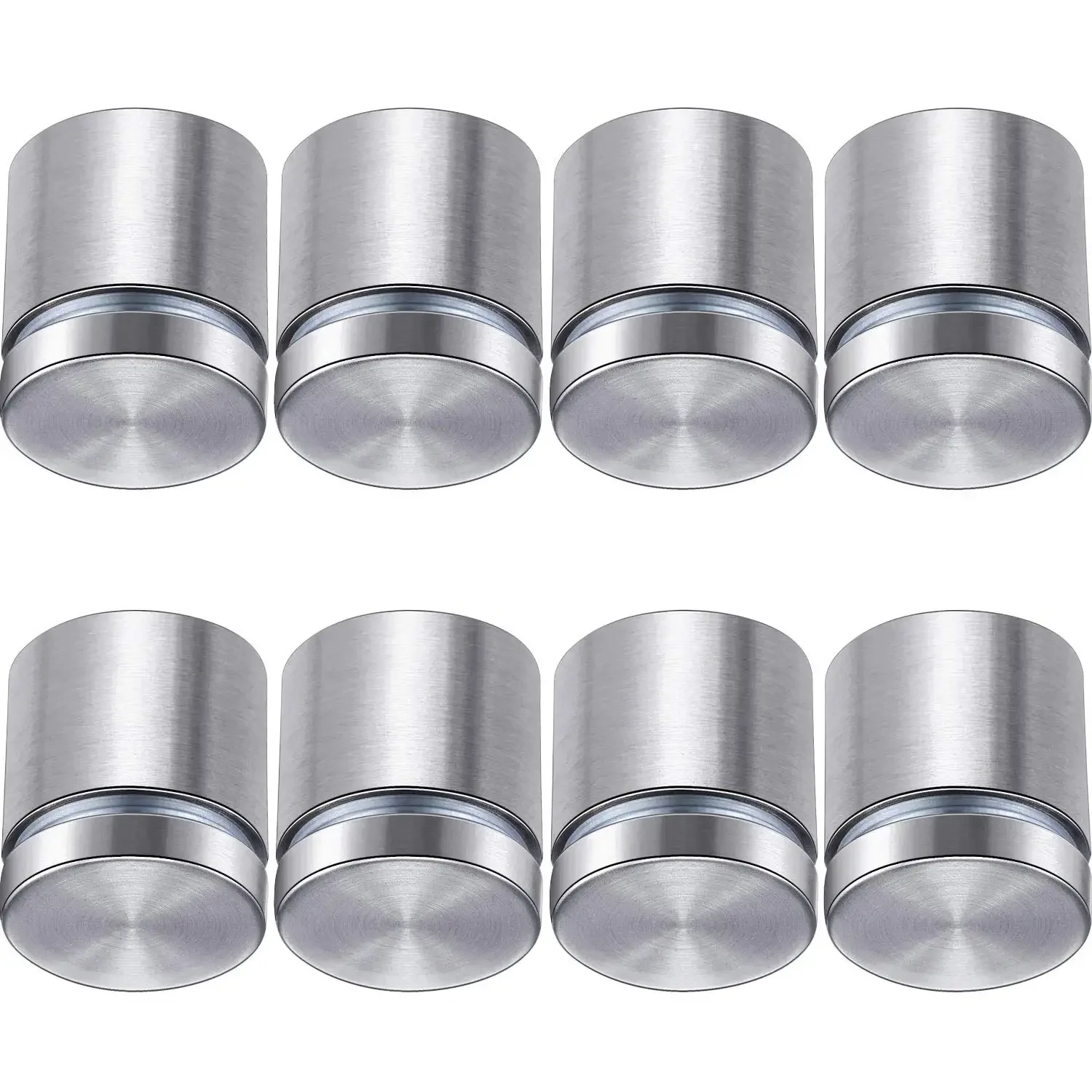yes50/40/20pcs Glass Fasteners 12mm Stainless Steel Acrylic Advertisement Standoffs Pin Nails Billboard Fixing Screws Hardware T