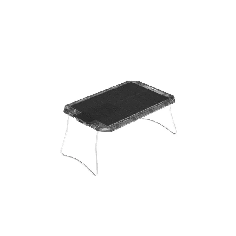 Solar Powered Folding Camping Table 6W Solar Panel IPX5 Waterproof Portable Outdoor Desk Type-C Charging for Hiking Picnic - view 6