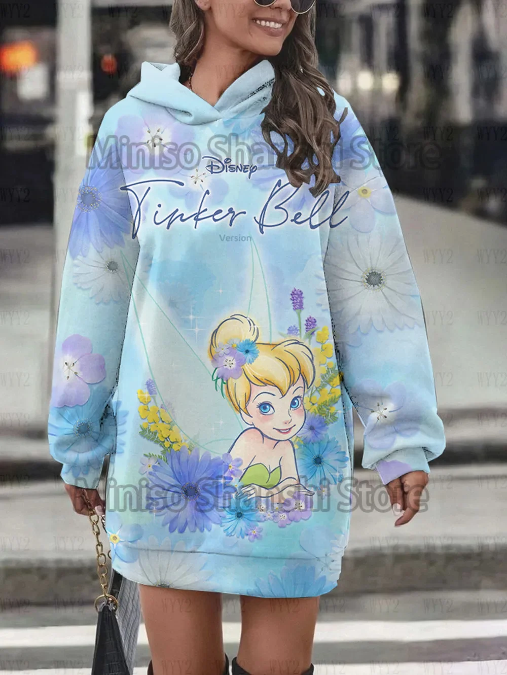 Women's new Disney hooded dress casual street minimalist style fashionable birthday gift sweater dress top hoodies 3d