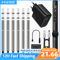 FNIRSI HS-01 Adjustable Temperature Soldering Iron DC 24V 80-420℃ Welding Solder Rework Station PD 65W Portable Repair Tool