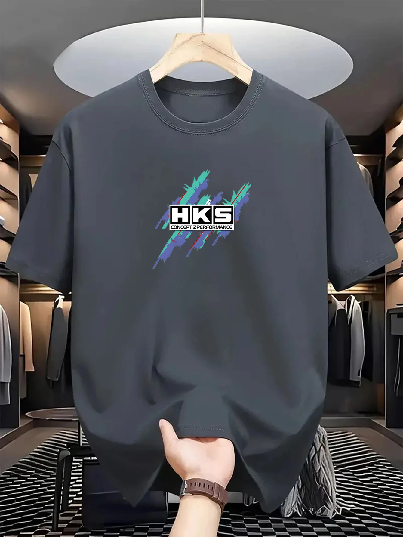 New Running T-Shirt Spring and Summer Tight-Fitting Top Printed Quick-Dry Short Sleeve Breathable Fitness Sports T-Shirt