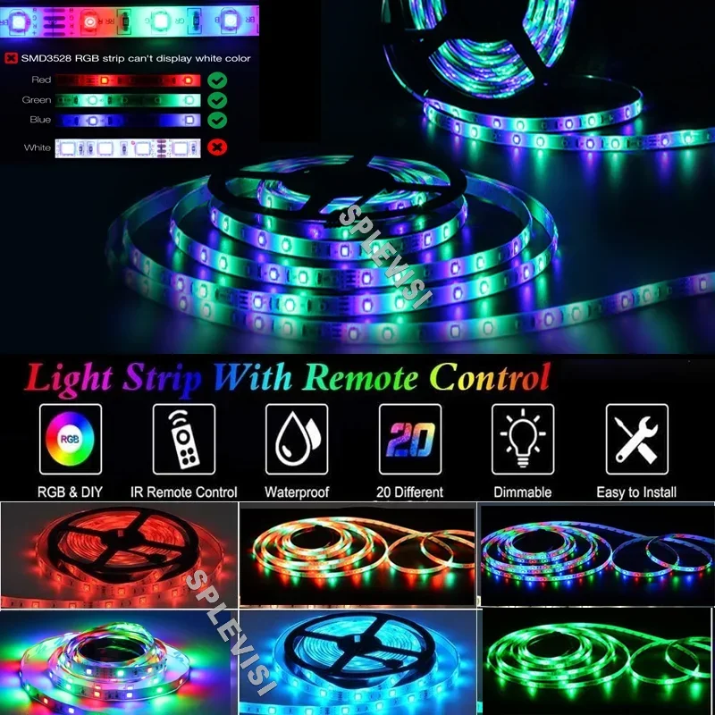 Waterproof LED Boat Strip Lights, Multi-Color Marine Pontoon Led Lights RGB For Under Gunnel Boat Deck Night Fishing Bass Yacht