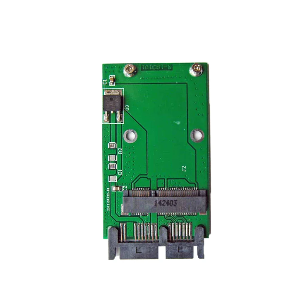 High Quality Mini Pci-e MSATA SSD Solid State Drives To 1.8" MICRO SATA MSATA  Converter Card 1.8 Inch Serial Port Adapter Card