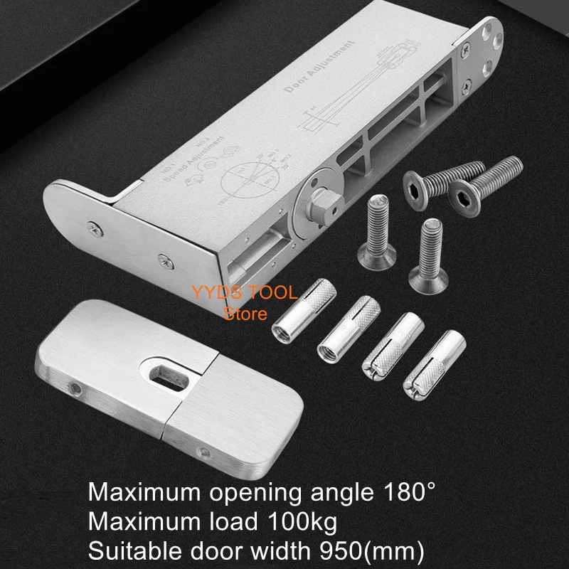 Non slotted floor HPF-80 non digging wooden door hydraulic floor spring