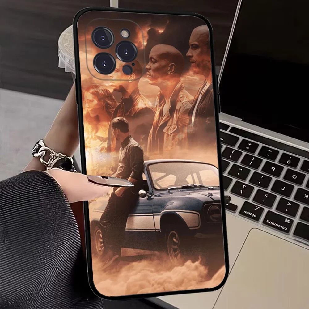 Movie F-Fast And F-Furious Phone Case Silicone Soft For Iphone 16 15 14 13 12 11 Pro Mini XS MAX Plus X Cover