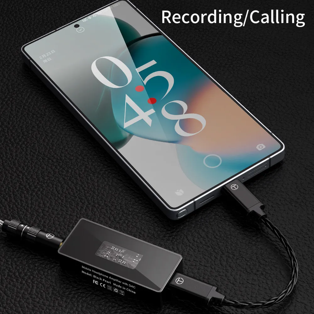 TRN Black Pearl Портативный Hi-Fi цифровой аудиодекодер 3,5 + 4,4 выхода двойной CS43131 PCM 384 кГц 32 бит DSD256 ЦАП усилитель для наушников