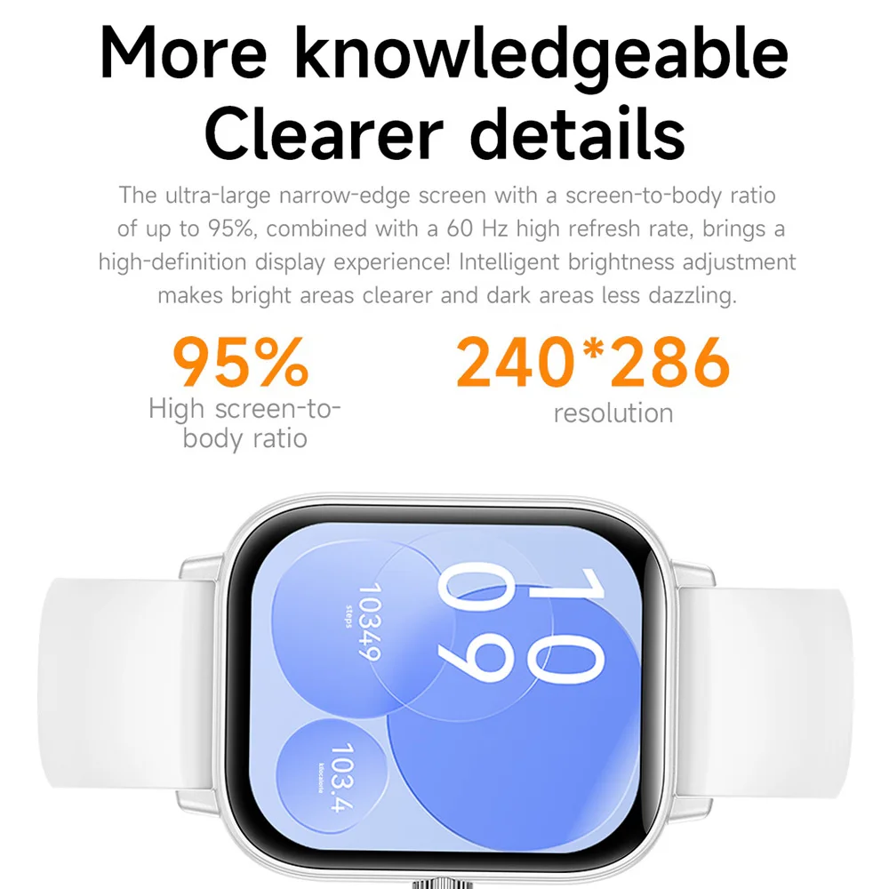 

Multi-functional Sport Fitness Smart Watch Heart Rate Sleep Health Watches Blue Tooth Call Smartwatch 1.83 " Ultra-Thin Body