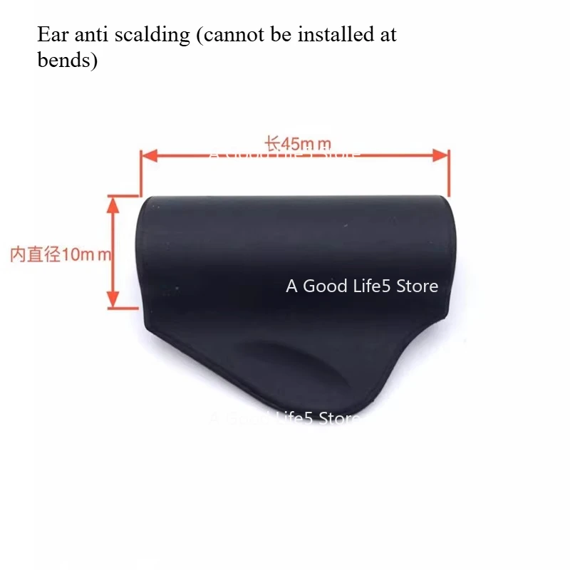 Van toepassing op Hot Mom Aibo Rocket Lelit Cabanova Koffiezetapparaat Stoompijp Anti-brandwonden Pad Rubberen Cover Anti-brandwonden Cover