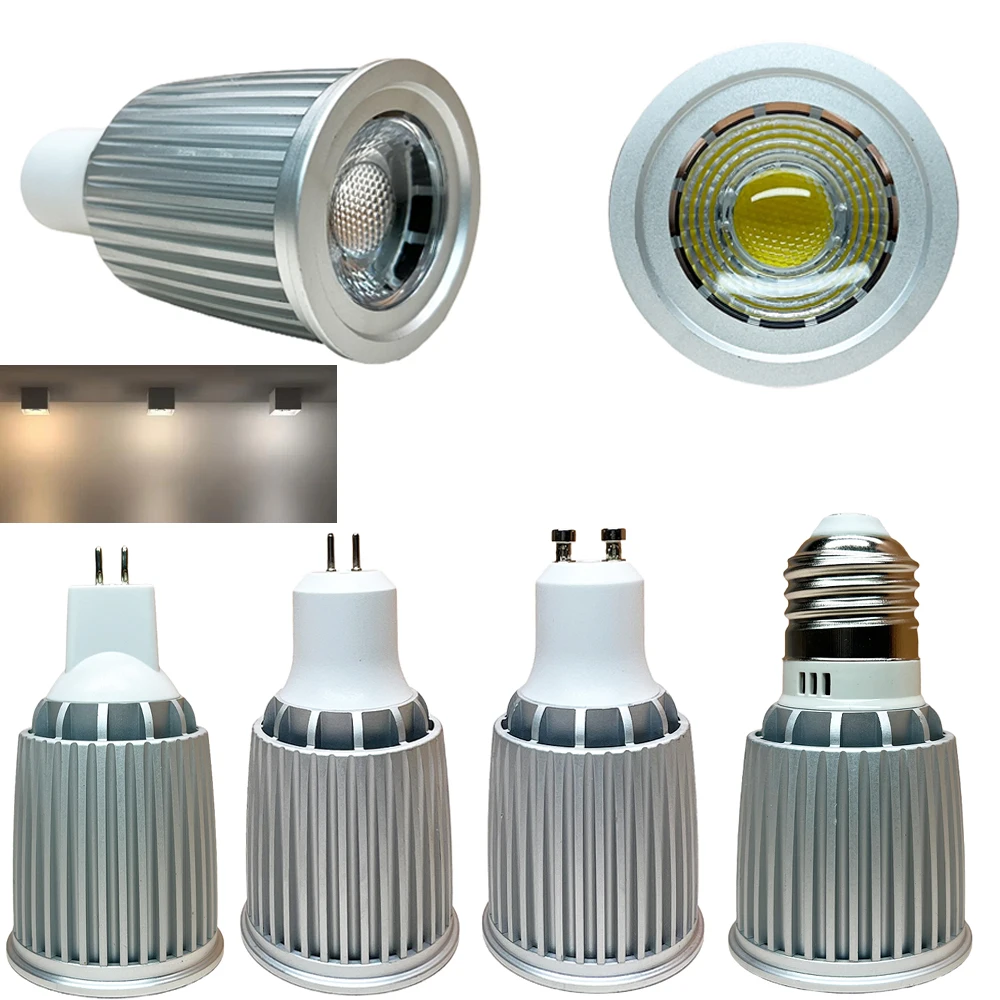 

Dimmable GU10 MR16 GU5.3 E27 E14 E12 B22 B15 LED Light Bulb 12W Spot Lamp Replaced Halogen 110V 220V 240V DC 12V 24V