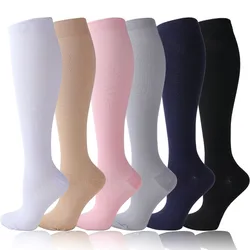 Nuovi calzini a compressione per Leggings calzini da calcio a pressione da corsa calzini da infermiera a pressione rossa di rete in edizione coreana