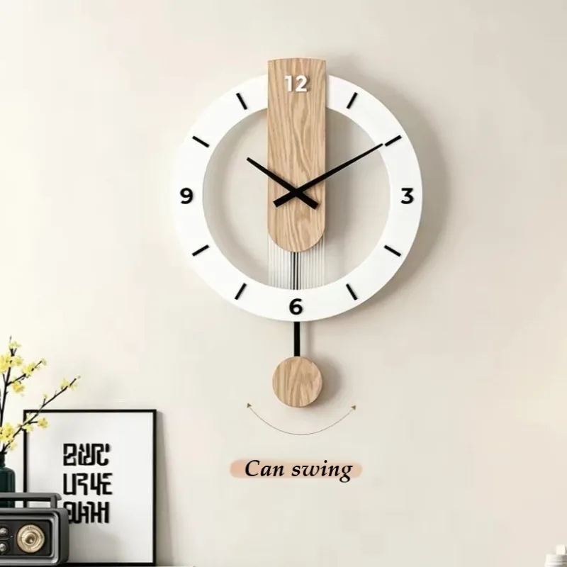 Modern Wall Clocks Luxury Walls Clocks Creative Silent Bedroom Walls Clock Living Room Wall Decoration Swinging Wall Clock
