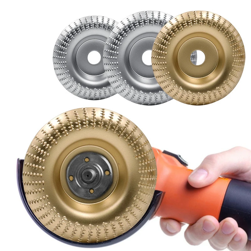 

16mm Bore Round Wood Angle Grinding Wheel Abrasive Disc Angle Grinder Carbide Coating Shaping Sanding Wood Carving Rotary Tool