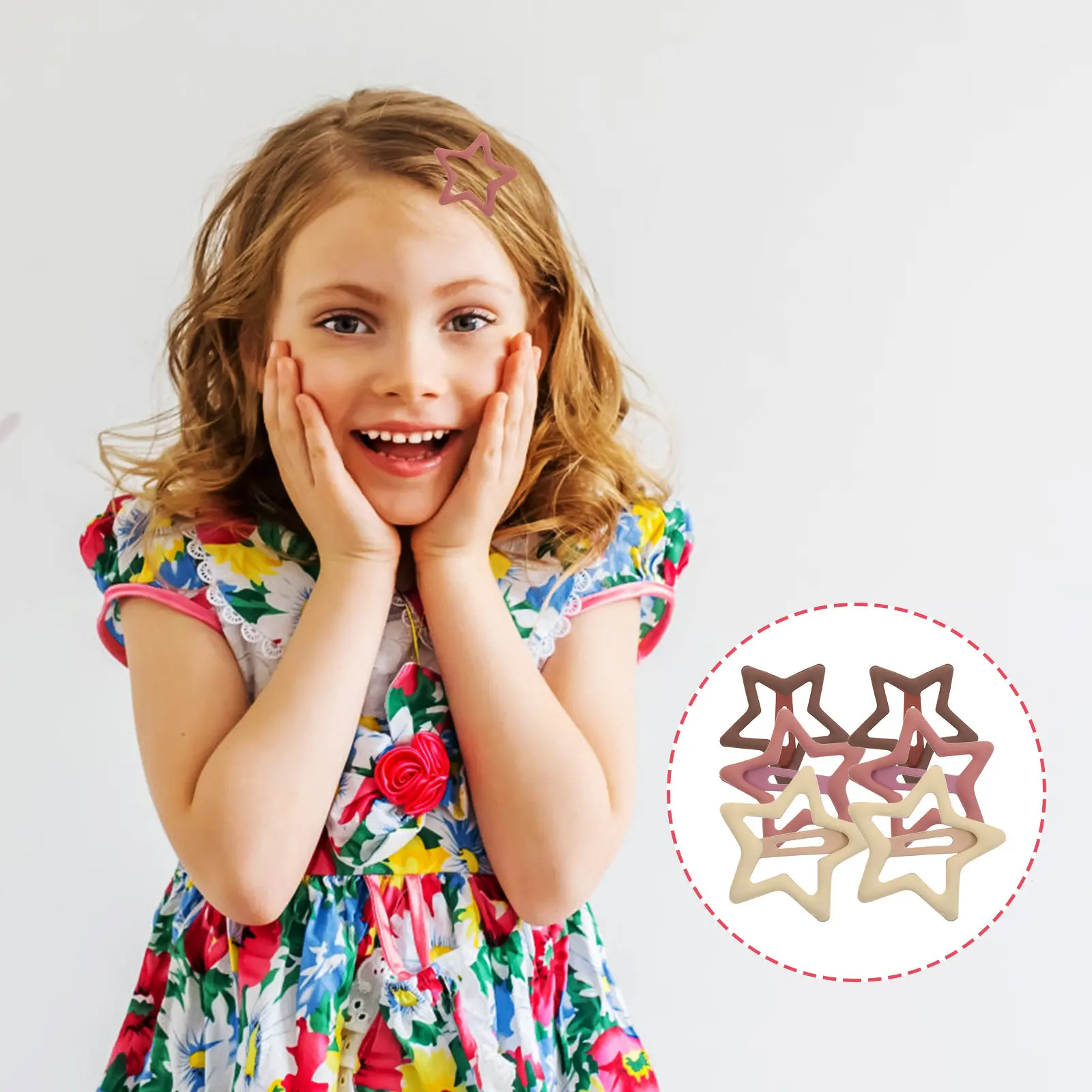 

20Pcs Hair Clips Cute Flower Hair Accessories for Ages 4-8 8-12 Birthday Party School Festival Daily