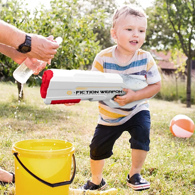 Kr elektrische Wasser pistole Spielzeug Spaß automatische Wasser aufnahme kontinuierliches Schießen Spritzen Blaster Sommer Outdoor-Spielzeug für Kinder Geschenke