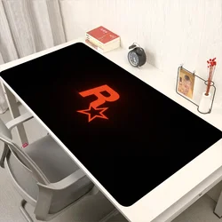 Gaming Mouse Pad Gamer Rockstar Pc Cabinet Games Desk Mat Mousepad Anime Office Accessories Computer Desks Keyboard Mats Xxl