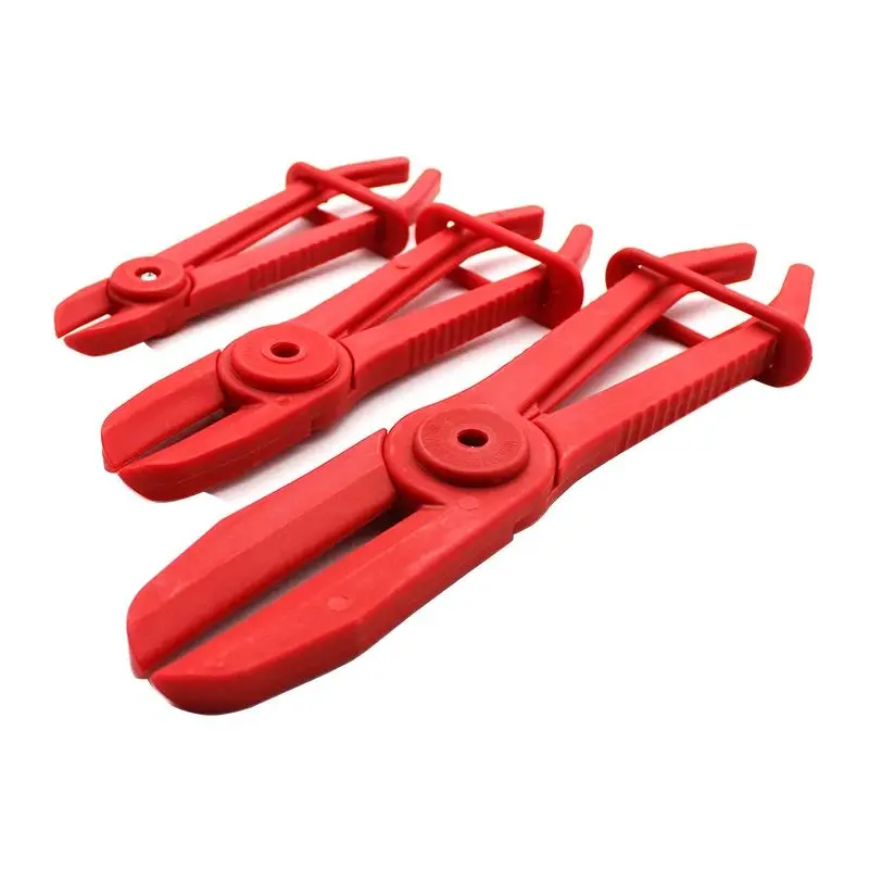 3PCS HOSE PLIERS PIPE CLAMPS SET BRAKE PLIER FREE HANDS PLASTIC RADIATOR BRAKES PIPES