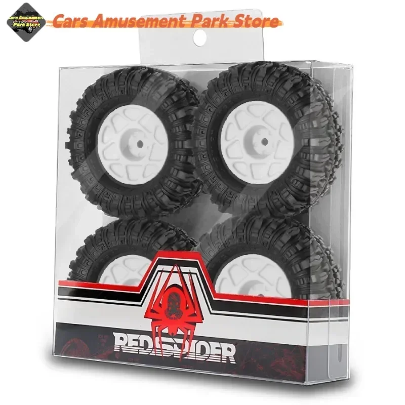 

Beadlock Wheels and Tires w/ Extended Wheel Spacers for TRX-4M HB CR18P R268 RC Crawler Car