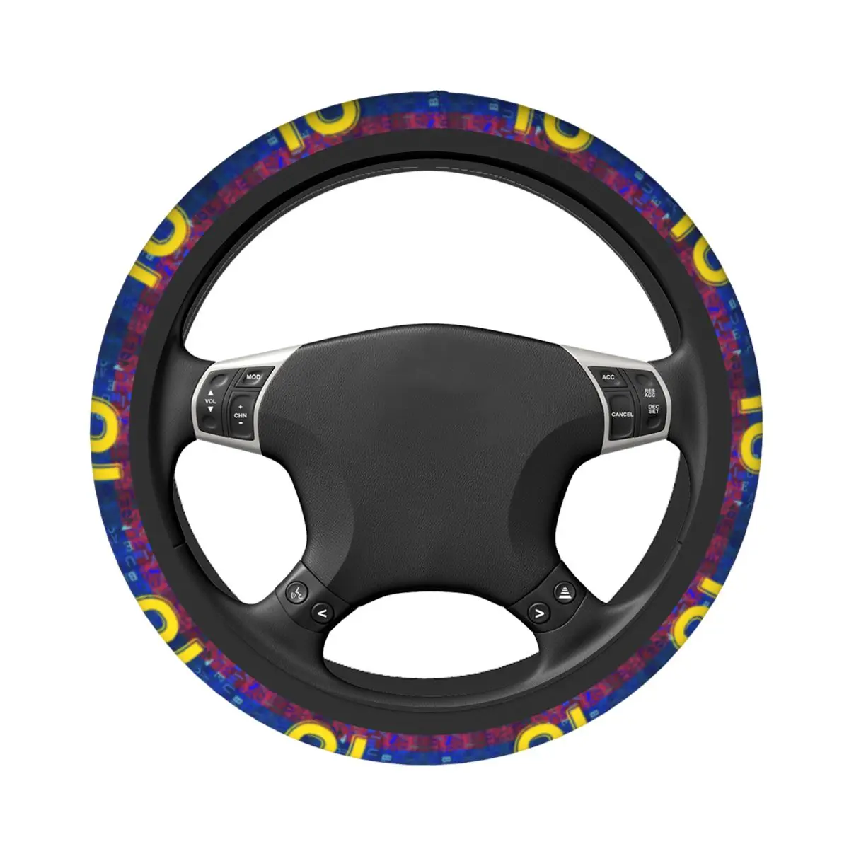 Argentina Number 10 Football Soccer Car Steering Wheel Cover Messi Auto Steering Wheel Protector Car-styling Car Accessories