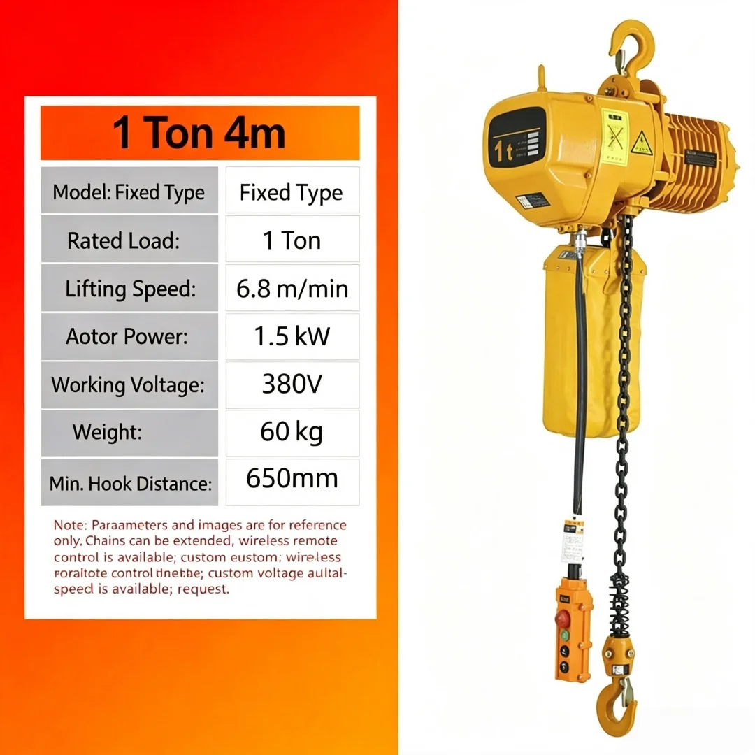 Electric Chain Hoist - Paranco Elettrico a Catena KITO 380V