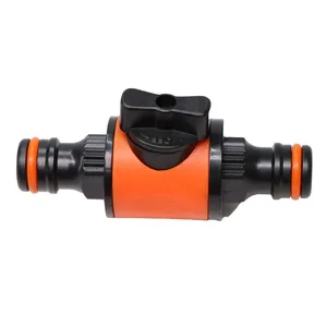 1PC/2PCS 16mm equal GardenHose Shut Offバルブフィッティングプラスチックチューブタップアダプタークイックジョイント灌漑用洗車 10の最高の販売ガーデニングガジェット-10