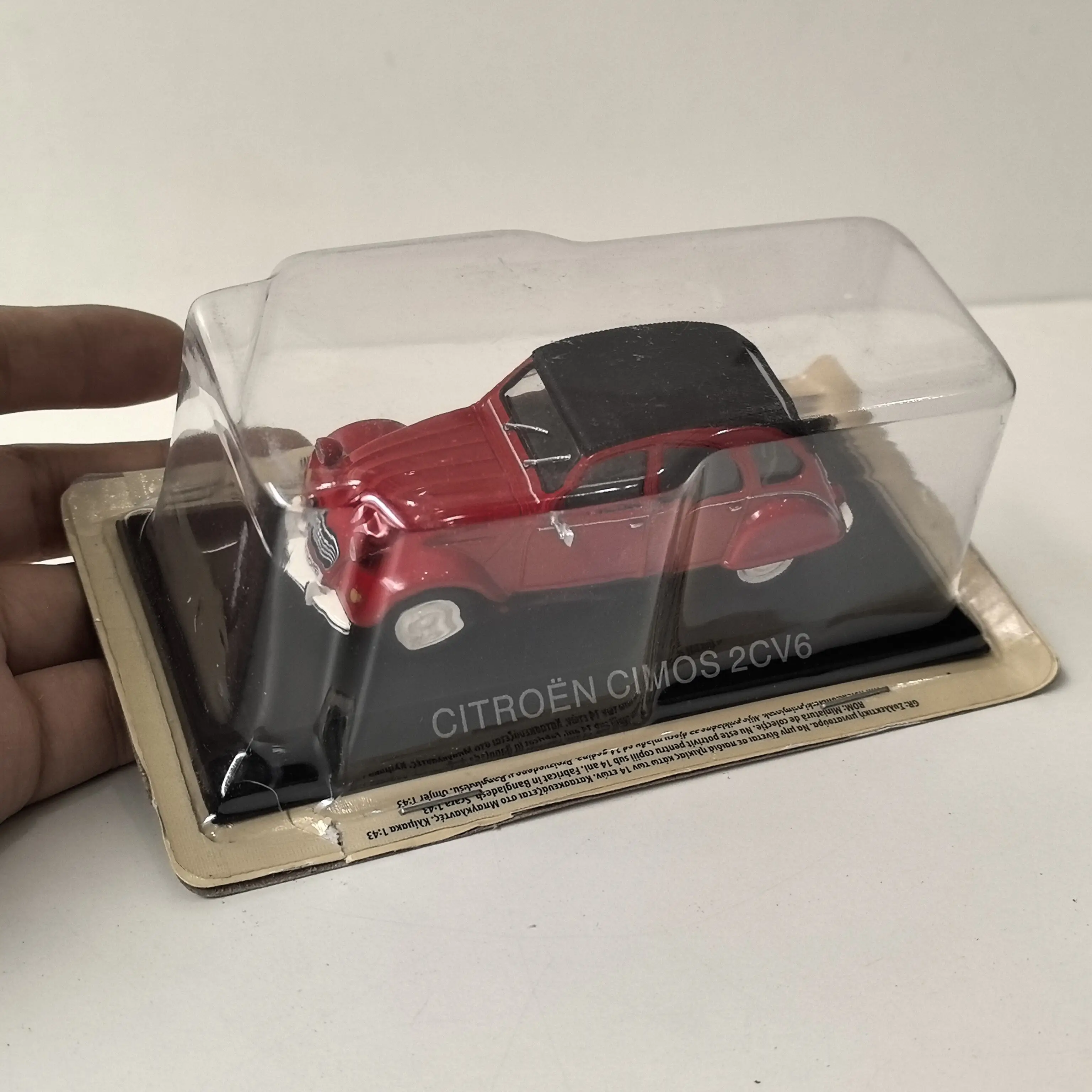 

Модель гоночного автомобиля из сплава 24-го масштаба: CITROEN CIMOS 2CV6, VW Racing Car, с треснувшим бампером, литая под давлением, масштаб 1/43